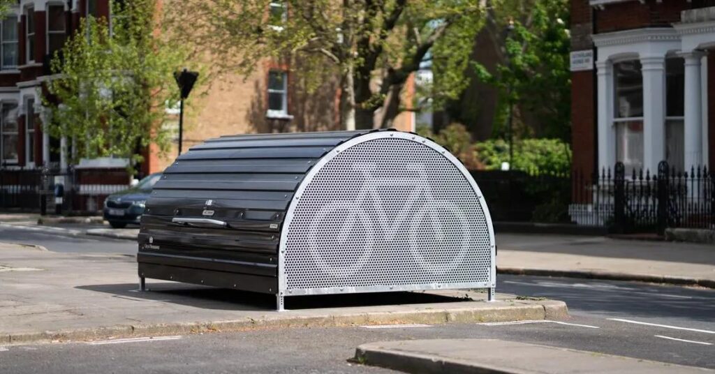 cyclehoop bike hangar